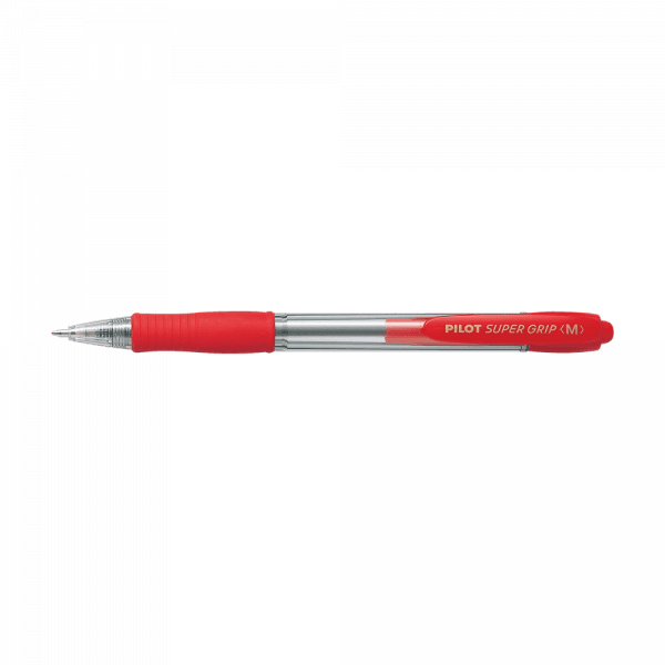 PILOT ΣΤΥΛΟ SUPER GRIP 1.0mm MEDIUM ΚΟΚΚΙΝΟ 12Τ.
