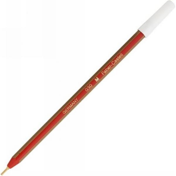 20220207103244 faber castell stylo ballpoint 1 0mm me kokkino melani goldfaber 030 143021